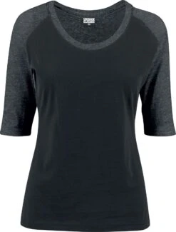 URBAN CLASSICS Ladies 3/4 Contrast Raglan Tee T-paita