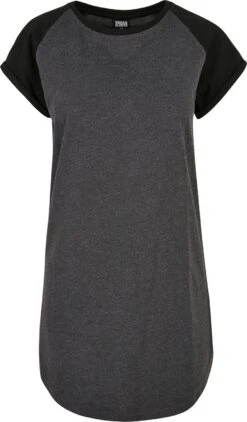 URBAN CLASSICS Ladies’ Contrast Raglan Tee Dress Paitamekko